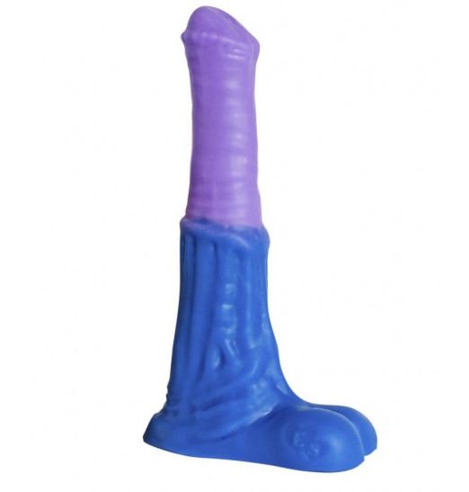 Сине-сиреневый фаллоимитатор Пегас Mini - 17 см. Сине-сиреневый фаллоимитатор Пегас Mini - 17 см.