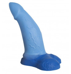 Голубой фаллоимитатор  Морской дракон Large  - 27 см.