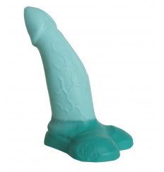 Зелёный фаллоимитатор  Морской дракон Mini  - 20 см.