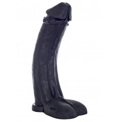Черный фаллоимитатор-гигант  Мистер Большой  - 45 см.
