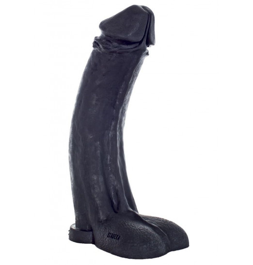 Черный фаллоимитатор-гигант  Мистер Большой  - 45 см.