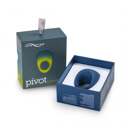 Синее эрекционное виброкольцо We-vibe Pivot
