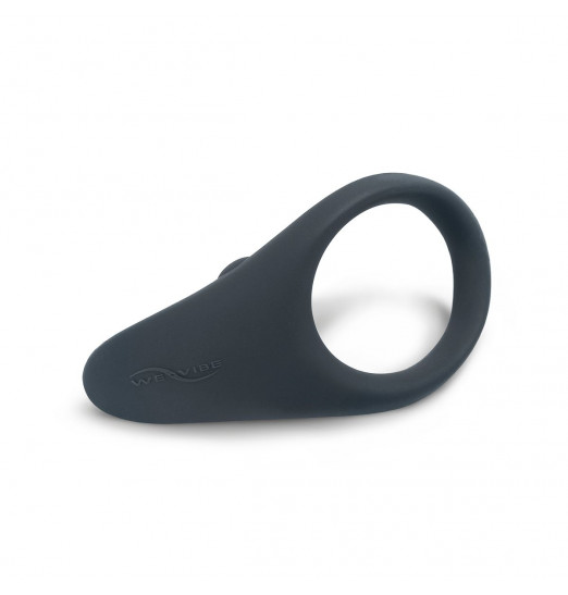 Чёрное эрекционное виброкольцо We-vibe Verge