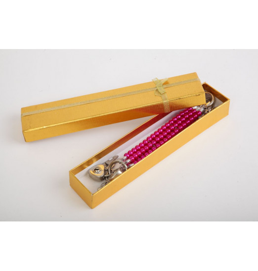 Наручники из ярко-розовых бус