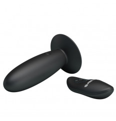 Анальная пробка с вибрацией и пультом управления Remote Control Vibrating Plug - 11 см.
