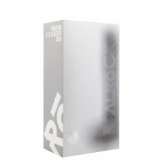 Прозрачный вибратор-реалистик Vibrating Realistic Cock 11  With Scrotum - 29,5 см.