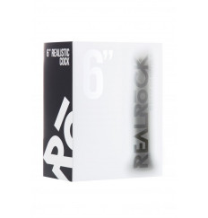 Чёрный фаллоимитатор Realistic Cock 6  - 15 см.