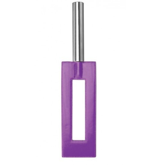 Фиолетовая шлёпалка Leather Gap Paddle - 35 см.