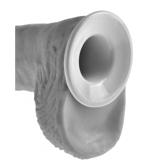 Страпон-система с телесной насадкой 11  Hollow Strap-On Suspender System - 28 см.