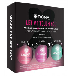 Подарочный набор массажных масел DONA Let me touch you