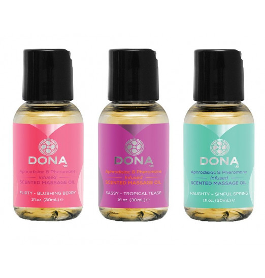 Подарочный набор массажных масел DONA Let me touch you