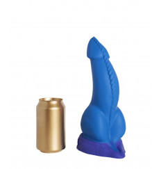 Синий фаллоимитатор  Дракон Эглан Large  - 26 см.