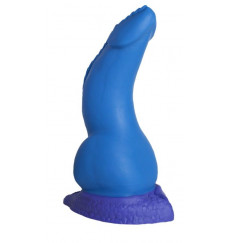 Синий фаллоимитатор  Дракон Эглан Large  - 26 см.