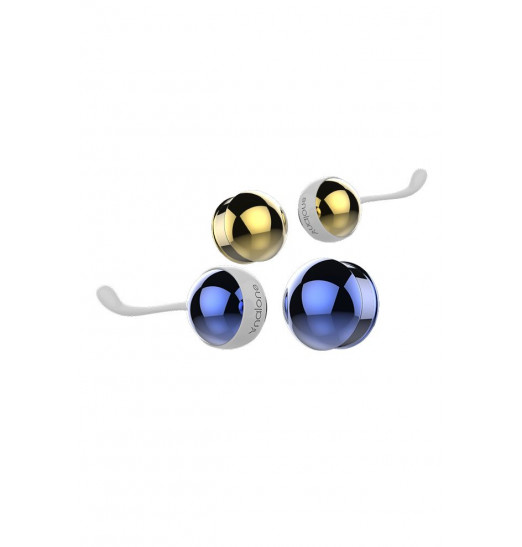 Синие и золотистые вагинальные шарики Nalone Yany Синие и золотистые вагинальные шарики Nalone Yany