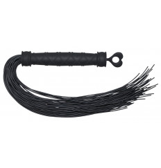 Силиконовая многохвостая плетка Peitsche Silikon - 50 см.