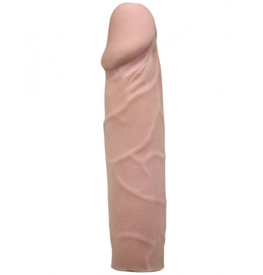 Телесный гнущийся фаллоимитатор из ультраскин - 16,5 см.