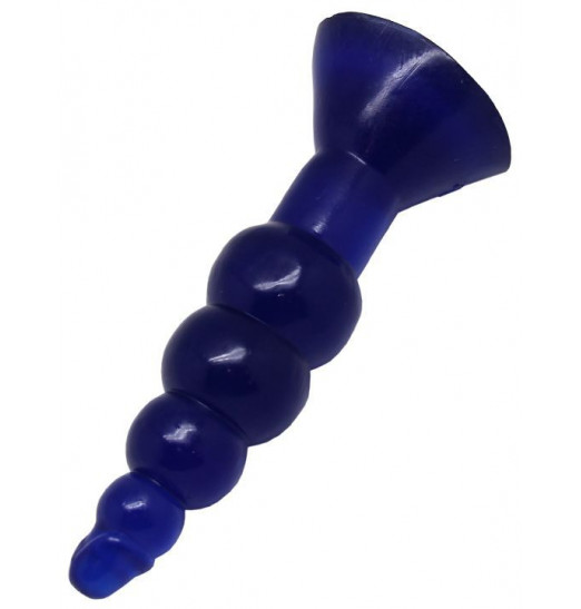 Синяя анальная ёлочка - 17 см. Синяя анальная ёлочка - 17 см.