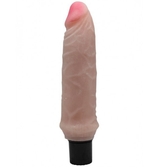 Реалистичный вибратор из ультраскин - 20 см.