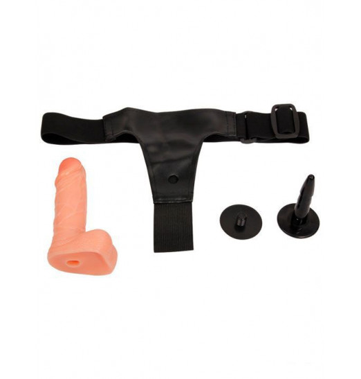 Женский телесный страпон Domina - 15 см.