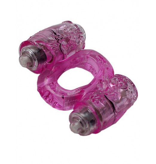 Эрекционное кольцо с 2 виброэлементами