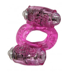 Эрекционное кольцо с 2 виброэлементами