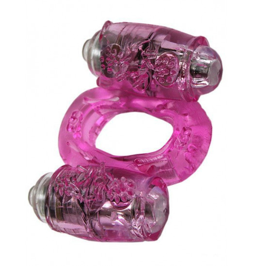 Эрекционное кольцо с 2 виброэлементами