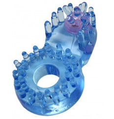 Кольцо с клиторальным язычком и шипиками