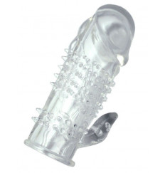 Насадка с язычком и пупырышками - 13 см.