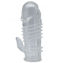 Насадка с язычком и пупырышками - 13 см.