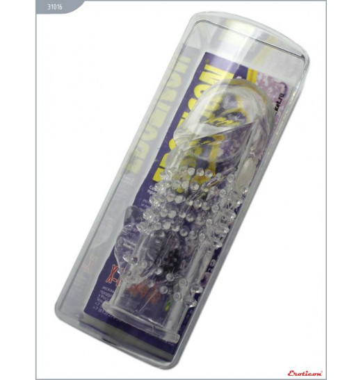 Насадка с язычком и пупырышками - 13 см.