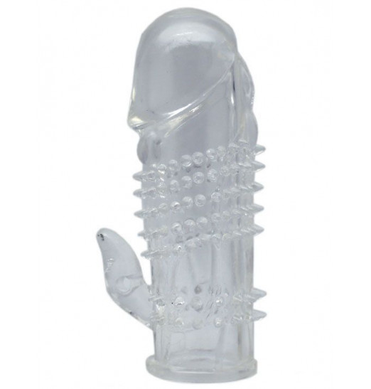 Насадка с язычком и пупырышками - 13 см.