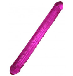 Розовый двусторонний фаллоимитатор Twin Peaks - 33,5 см.