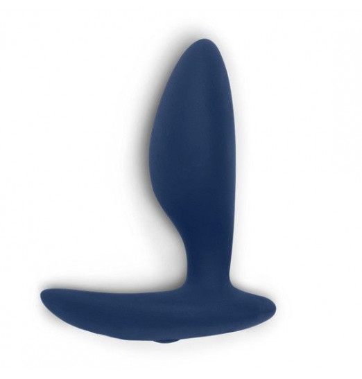 Синяя анальная пробка для ношения Ditto с вибрацией и пультом ДУ - 8,8 см. Синяя анальная пробка для ношения Ditto с вибрацией и пультом ДУ - 8,8 см.