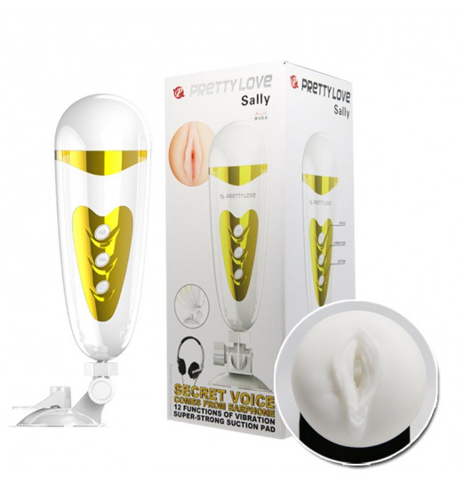 Мега-мастурбатор вагина Sally с вибрацией и голосом Мега-мастурбатор вагина Sally с вибрацией и голосом