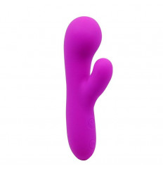 G-стимулятор с вибрацией и клиторальным отростком Berger - 14,5 см.