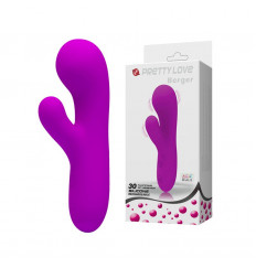 G-стимулятор с вибрацией и клиторальным отростком Berger - 14,5 см.