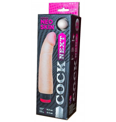Телесный вибромассажёр COCK NEXT 6  - 17,5 см.