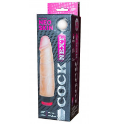 Вибромассажёр-реалистик COCK NEXT 7  - 17,7 см.