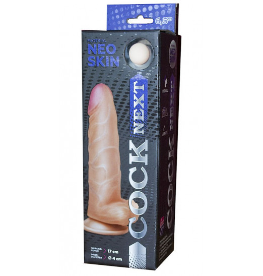 Фаллоимитатор COCK NEXT 6 с основанием-присоской - 17 см. Фаллоимитатор COCK NEXT 6 с основанием-присоской - 17 см.