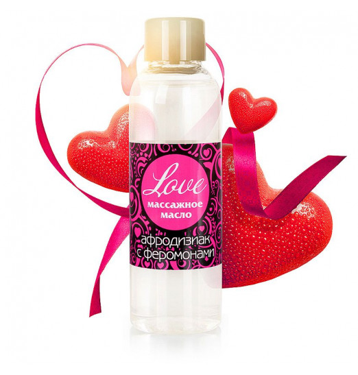 Массажное масло с феромонами Love - 75 мл.