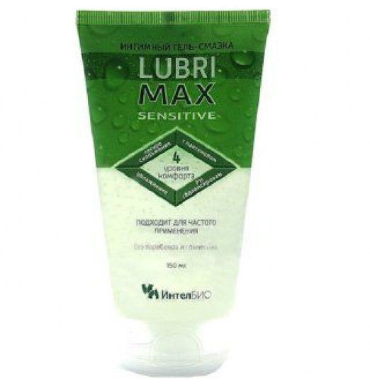 Гель-смазка Lubrimax Sensitive на водной основе - 150 мл.