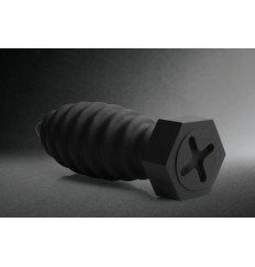 Анальная пробка с ребрами Tom of Finland - 20 см.