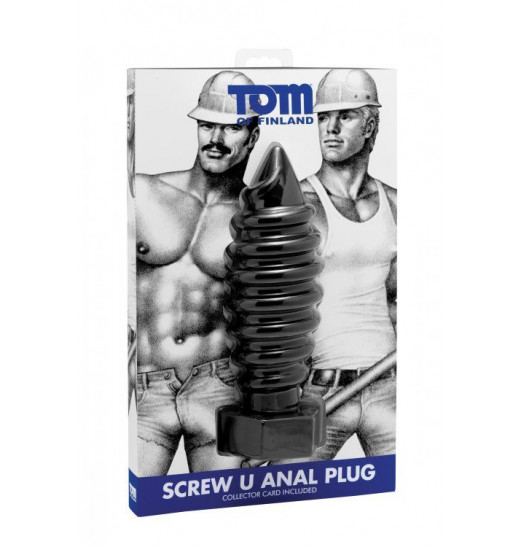 Анальная пробка с ребрами Tom of Finland - 20 см. Анальная пробка с ребрами Tom of Finland - 20 см.