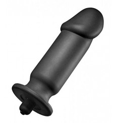 Анальный вибратор XL Silicone Vibrating Anal Plug - 19,5 см.