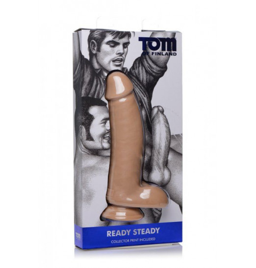 Большой гладкий фаллоимитатор Ready Steady Realistic Dildo - 26 см. Большой гладкий фаллоимитатор Ready Steady Realistic Dildo - 26 см.