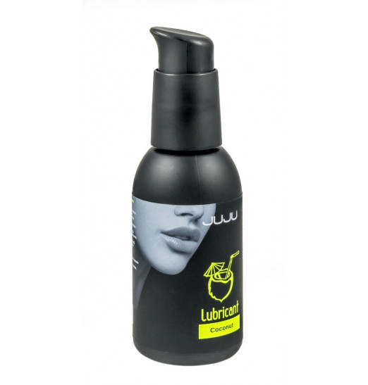Съедобный лубрикант JUJU с ароматом кокоса - 100 мл. Съедобный лубрикант JUJU с ароматом кокоса - 100 мл.