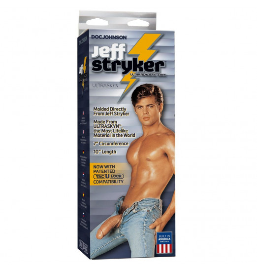 Фаллоимитатор Jeff Stryker ULTRASKYN 10  Realistic Cock with Removable Vac-U-Lock Suction Cup - 25,6 см.