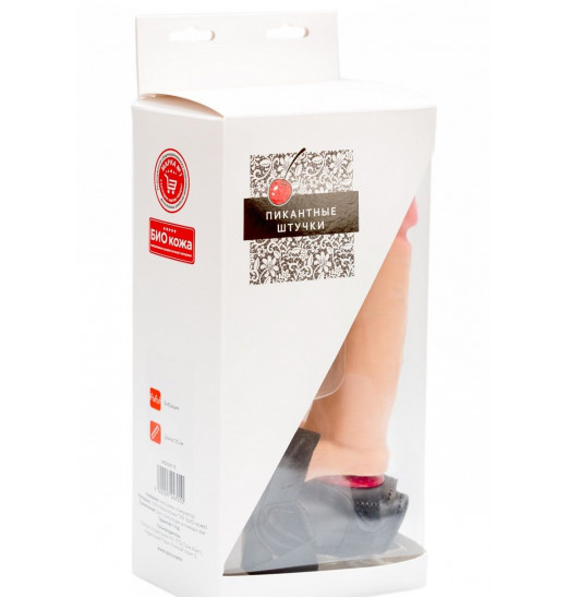 Женский страпон с реалистичной насадкой-фаллосом - 18 см.