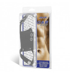 Кольцо на член и мошонку Cock Ring With 2  Ball Stretcher And Optional Weight Ring