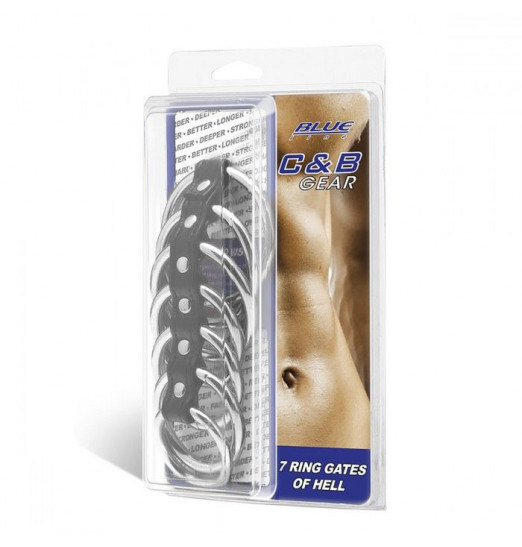 Хомут на пенис из 7 колец 7 Ring Gates Of Hell